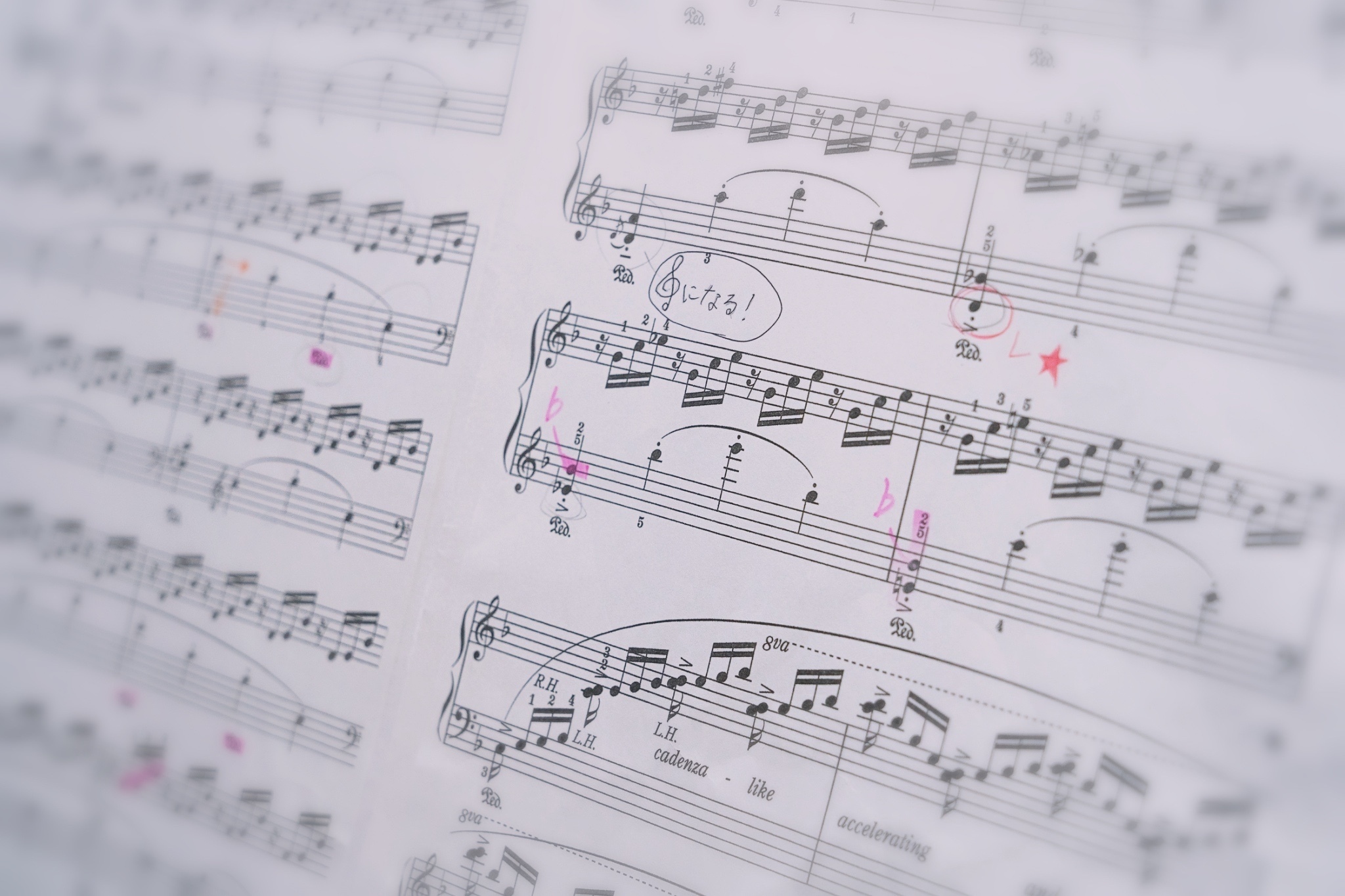 生徒さんの楽譜