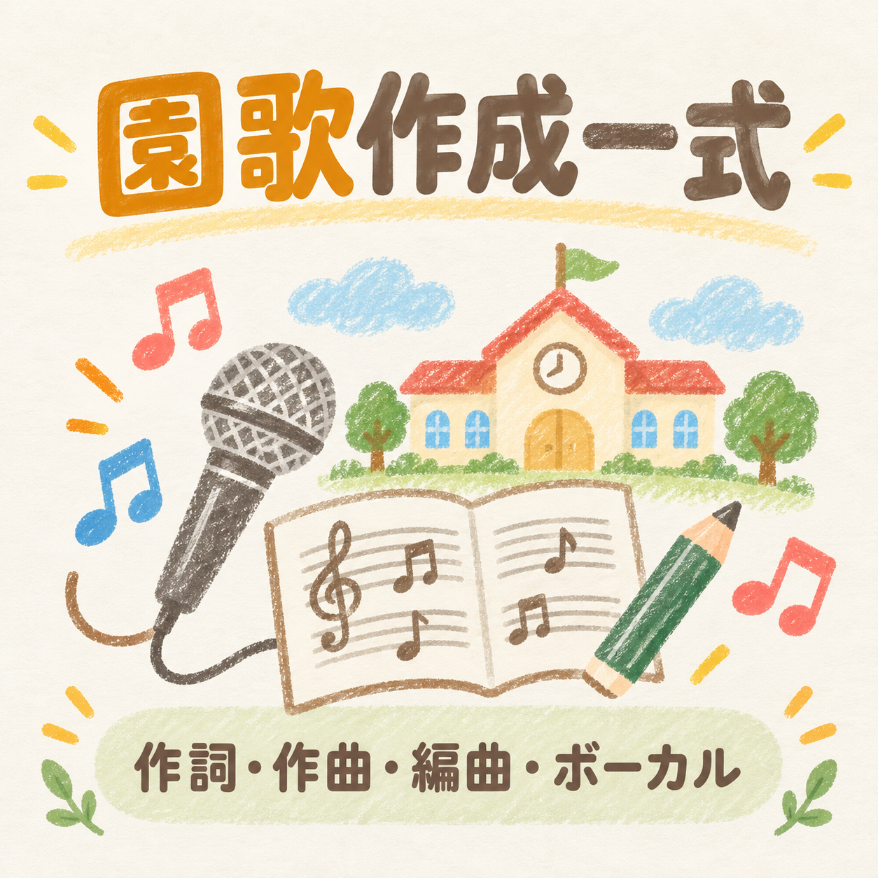 園歌作成一式の商品画像