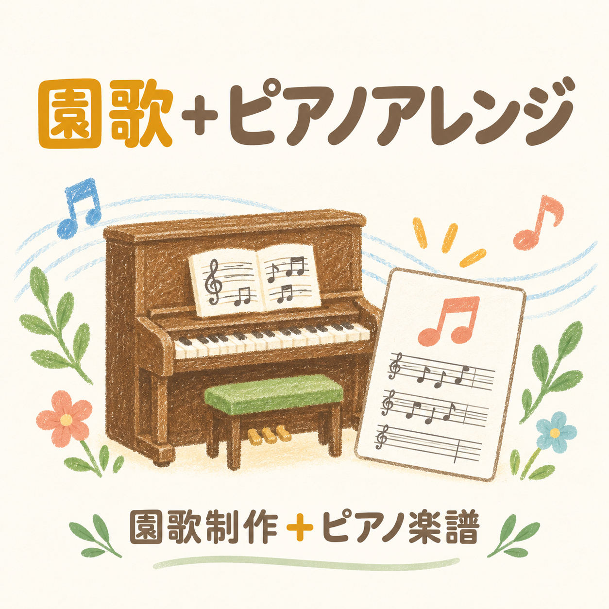 園歌＋ピアノアレンジの商品画像