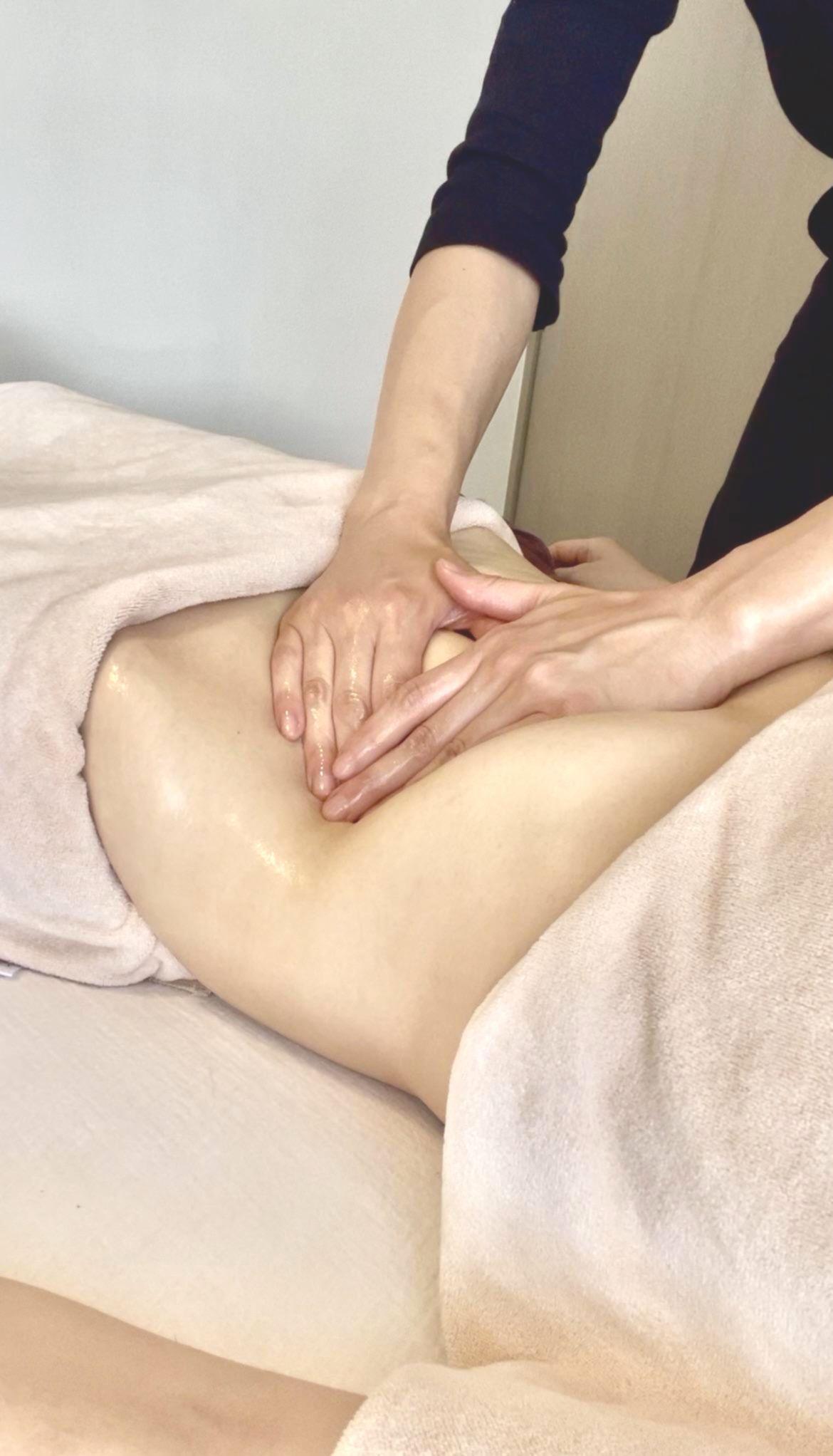 安心安全の腸もみ風景