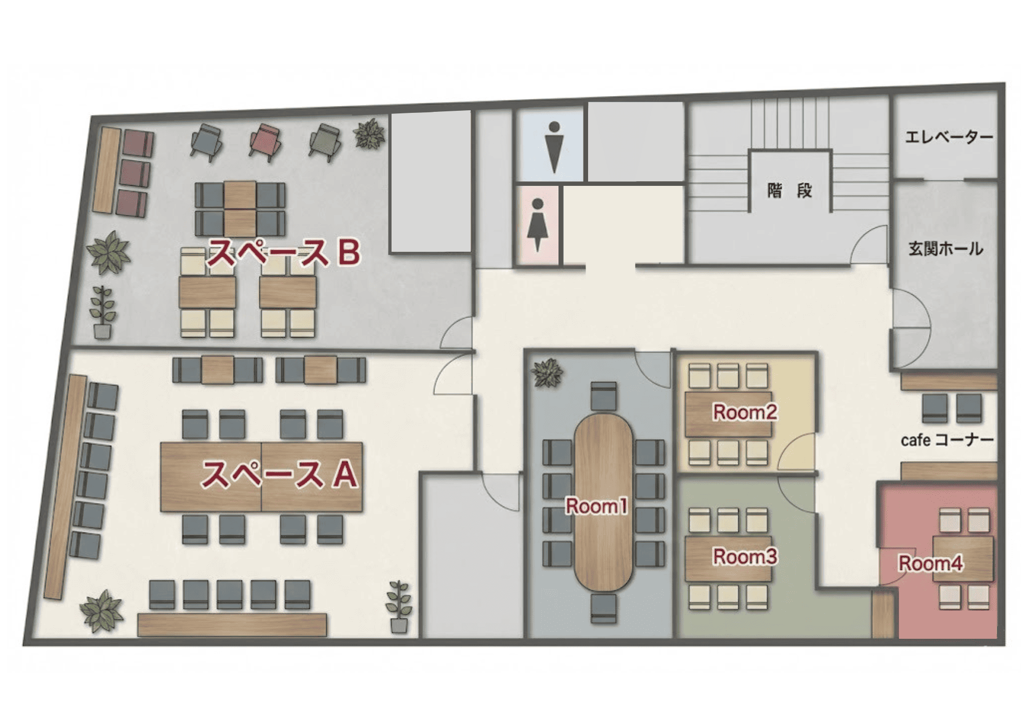 GLOXIA銀座店 フロアマップ