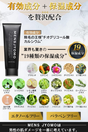 有効成分＋保湿成分