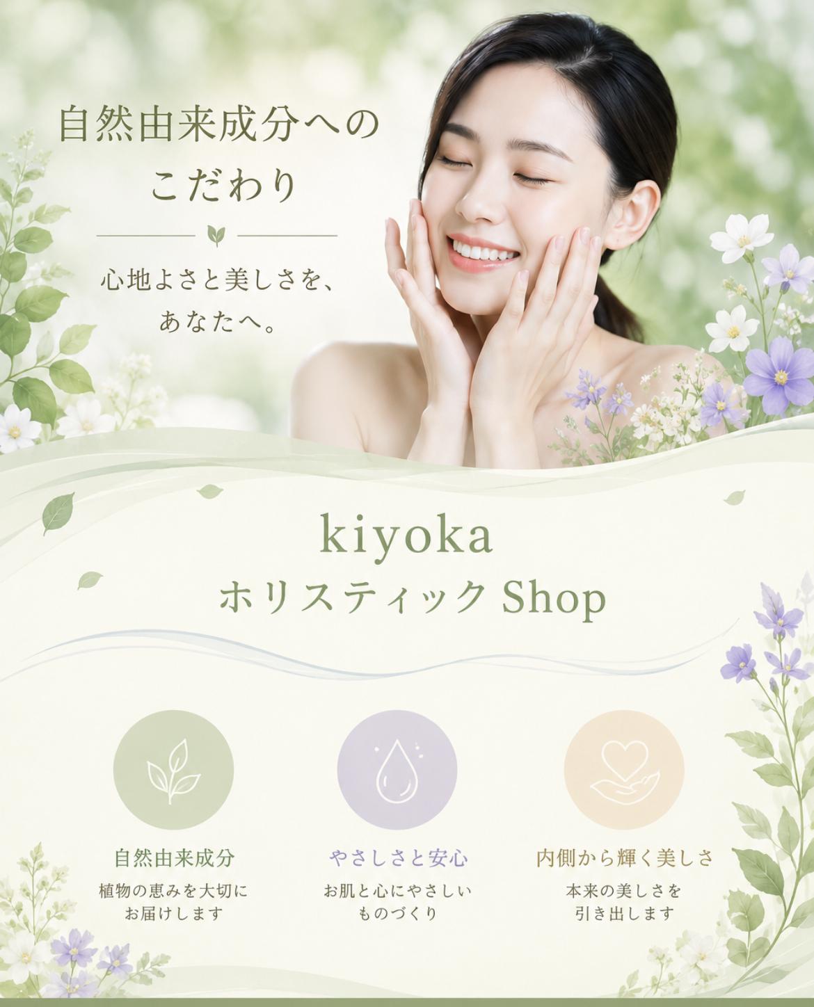 ホリスティックセレクトショップkiyoka|美容商品のページ