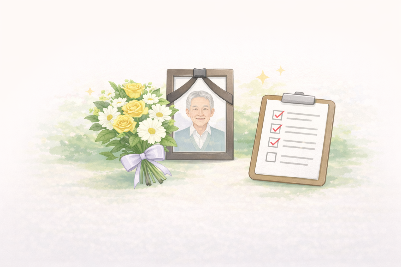 死後事務のイラスト