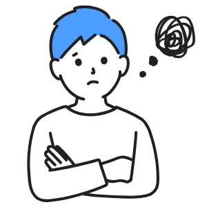 悩んでいる理系学生