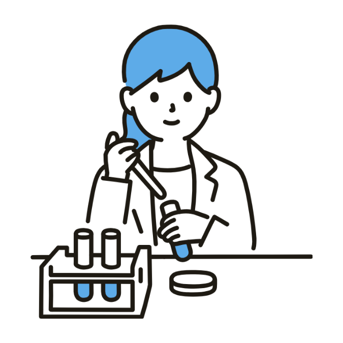 理系学生のイラスト