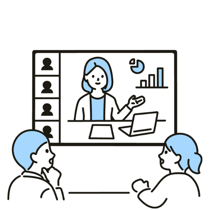 就活イベントのイラスト