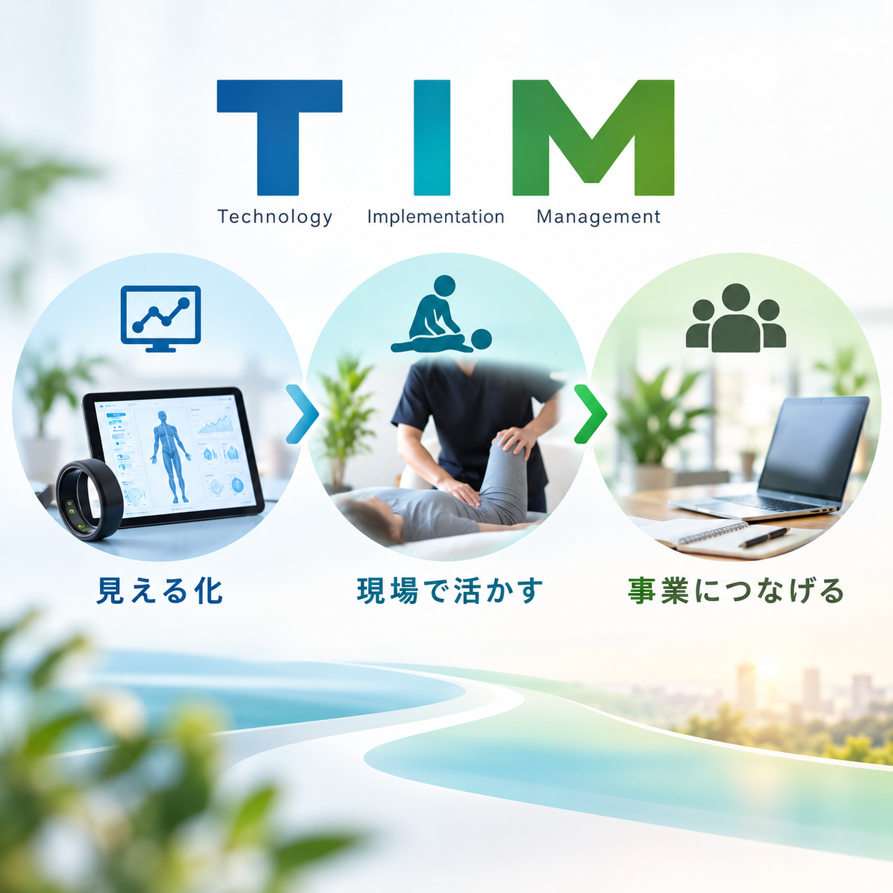 Technology・Implementation・Managementを見える化から現場活用、事業へつなげるTIMの考え方