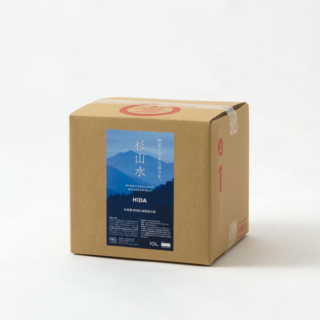 BIOSTIMULANT杉山水10Lのパッケージ