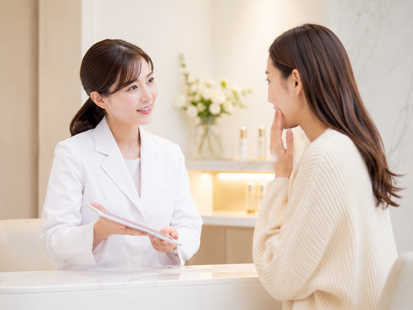 フォトナアイ施術前の診察