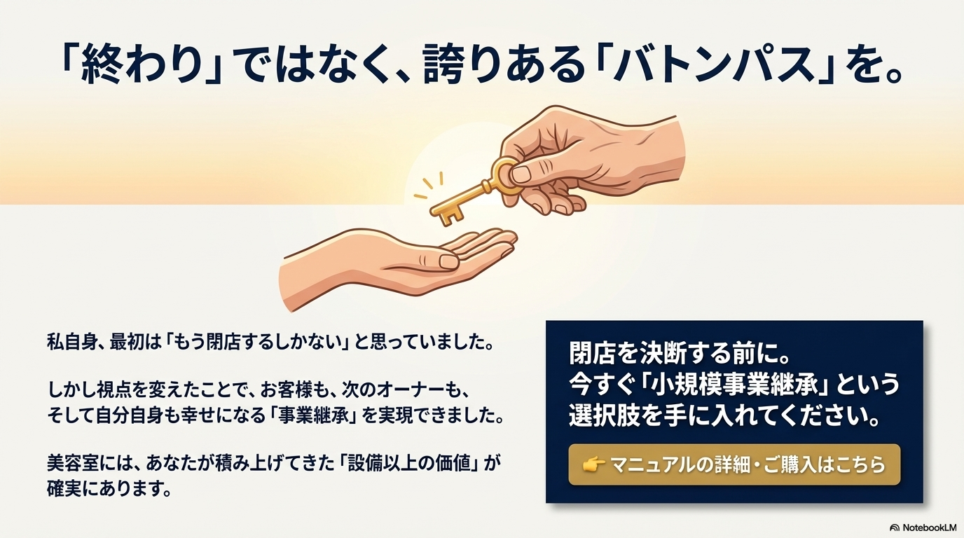 美容室を設備ではなく事業として売る方法