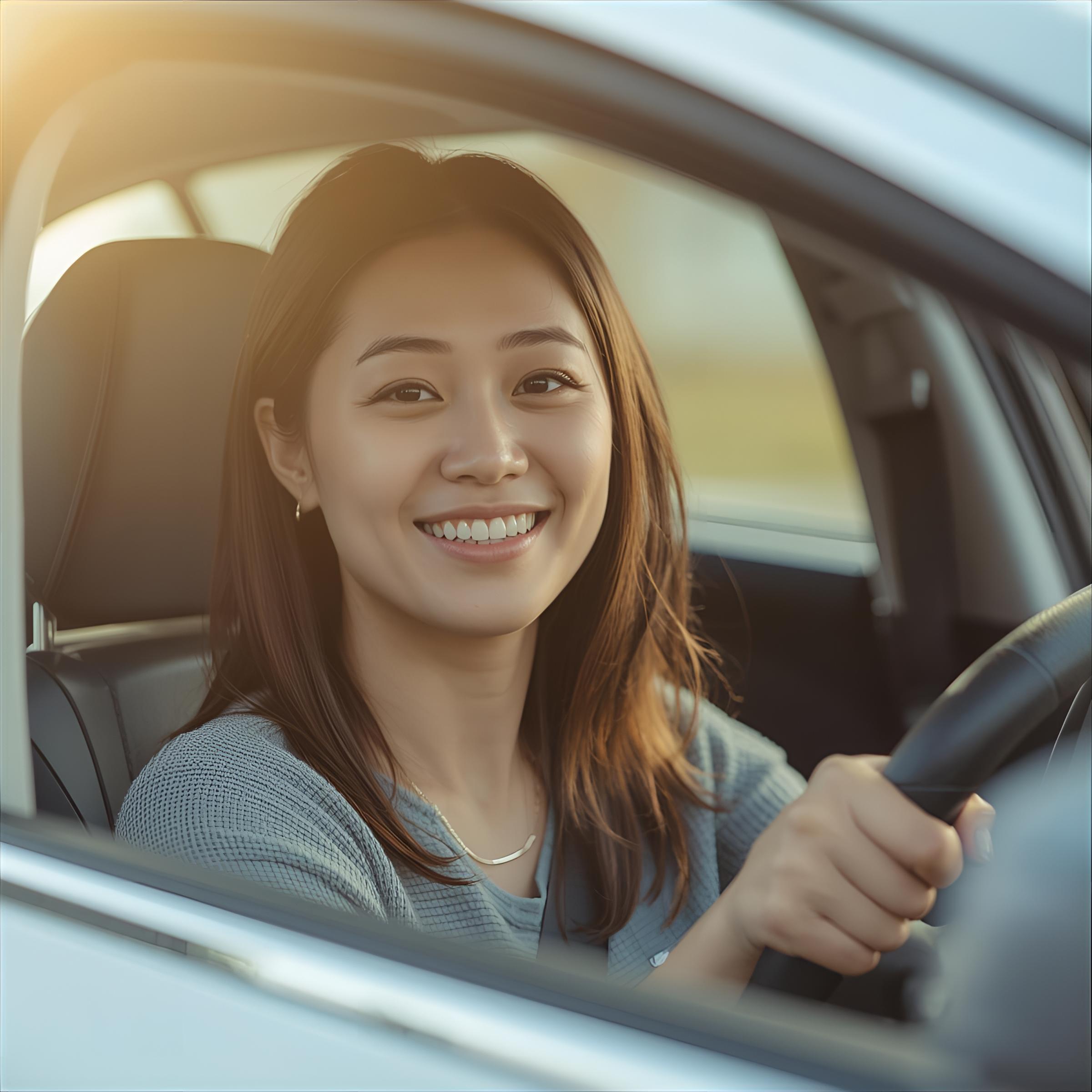 運転に対する自信を、完全に取り戻した女性