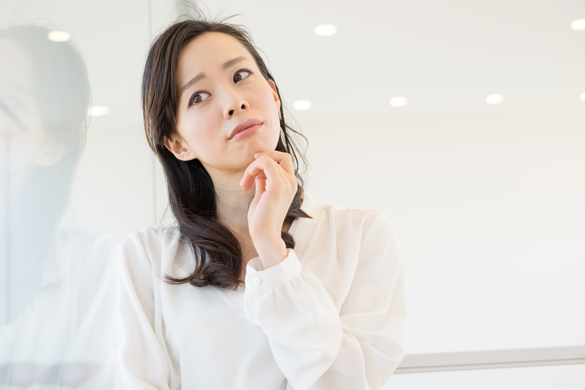 一人で運転する事が不安な女性