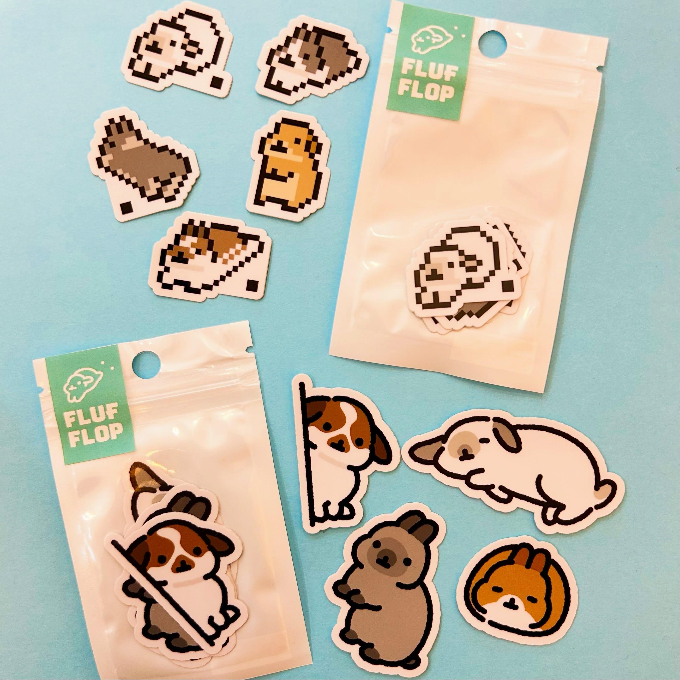 fululuさんのうさぎや動物たちのミニポスター
