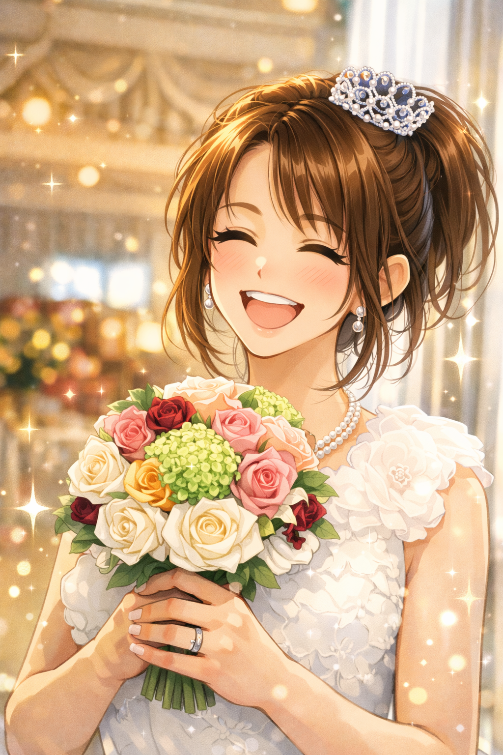 結婚式披露宴の花嫁