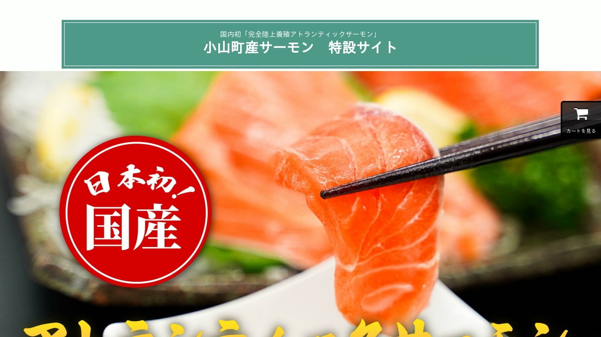 まちづくり公社おやまオンラインショップ_サーモンページ