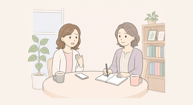 カウンセリングのイラスト