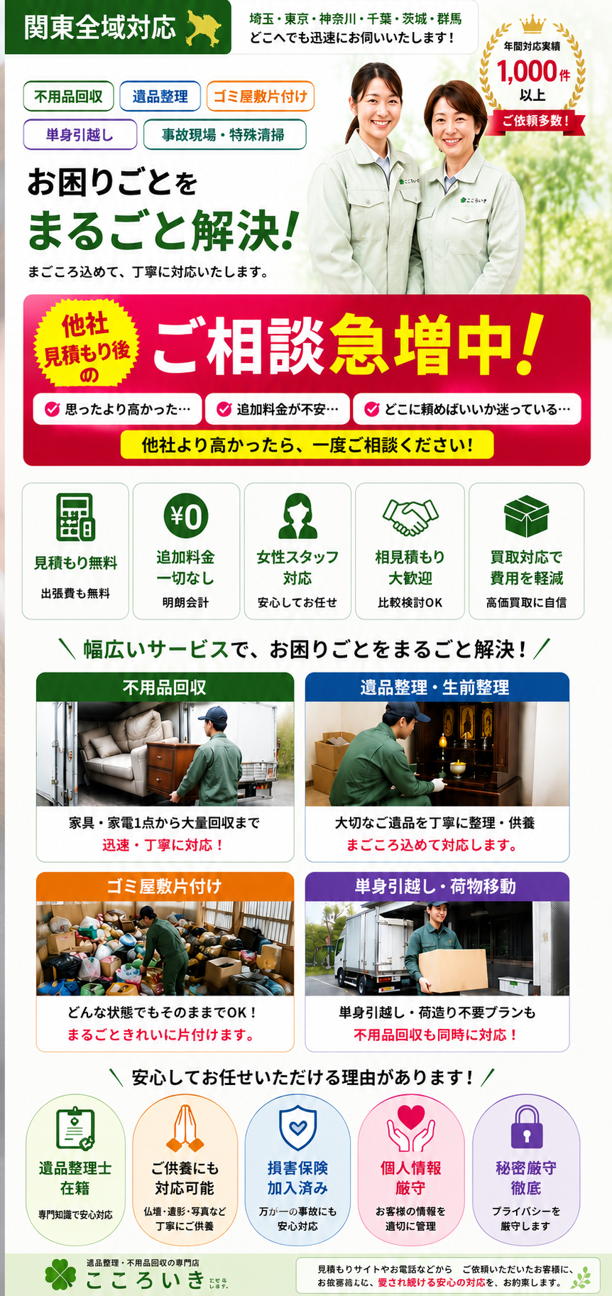 不用品遺品整理こころいき画像