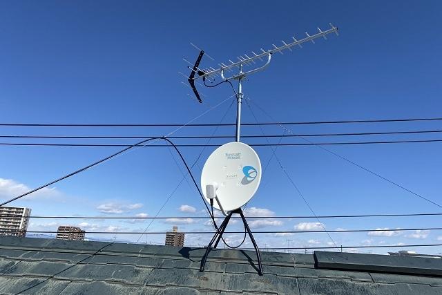 地デジ・BS アンテナ設置工事