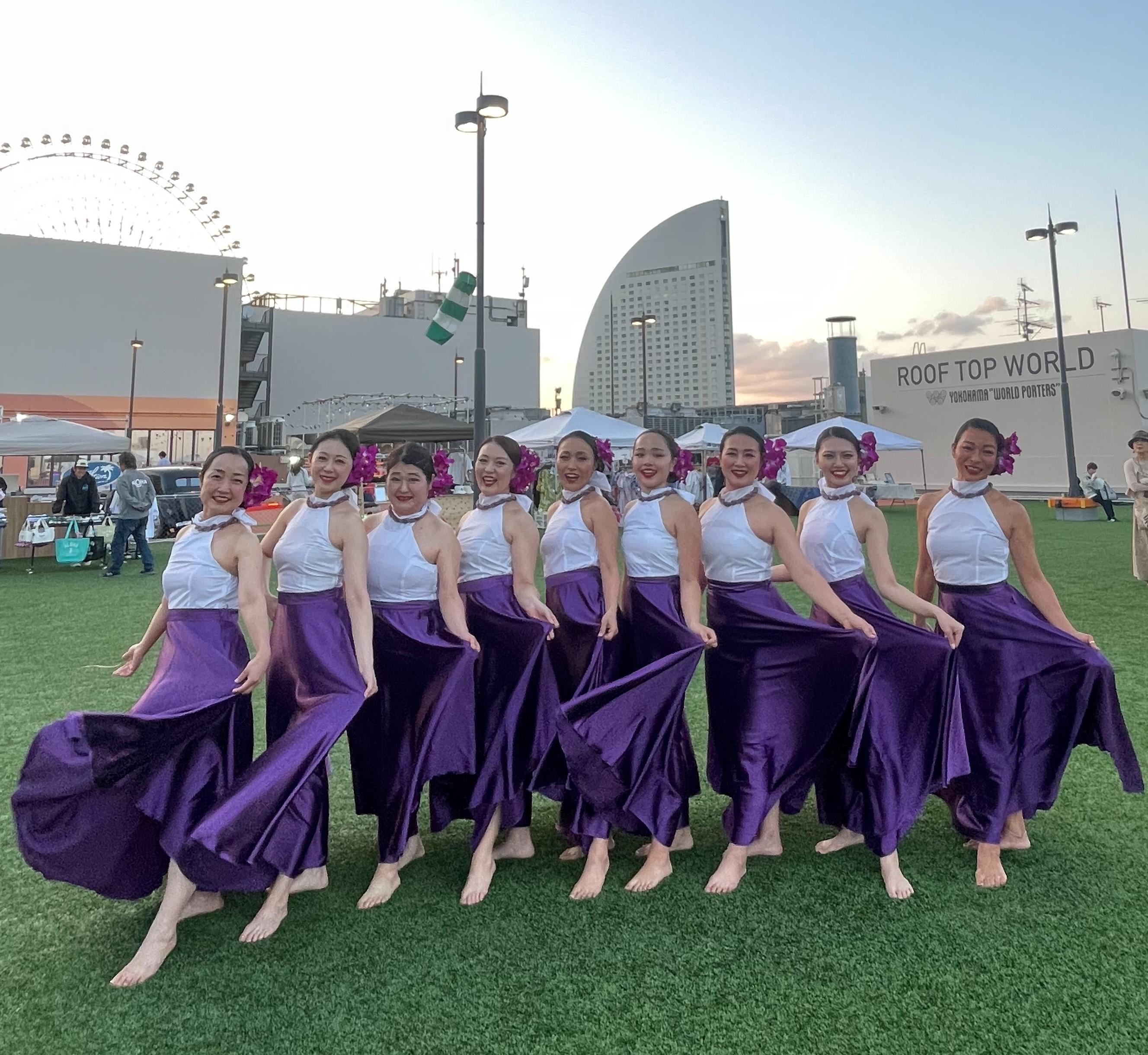 横浜ワールドポーターズ　フラダンスイベント