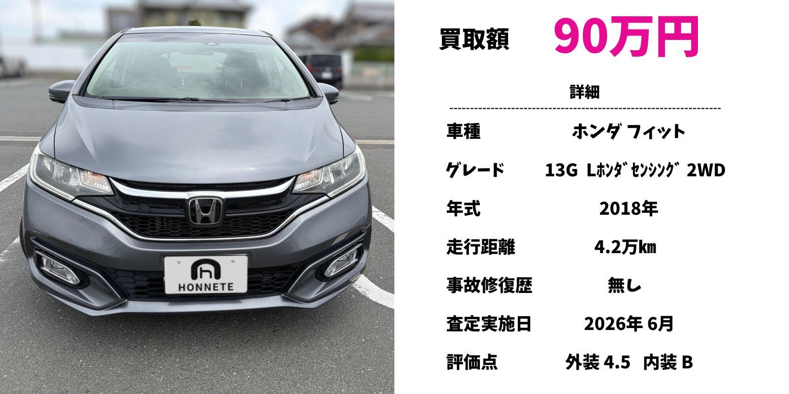 ホンダ フィット 車買取 豊明