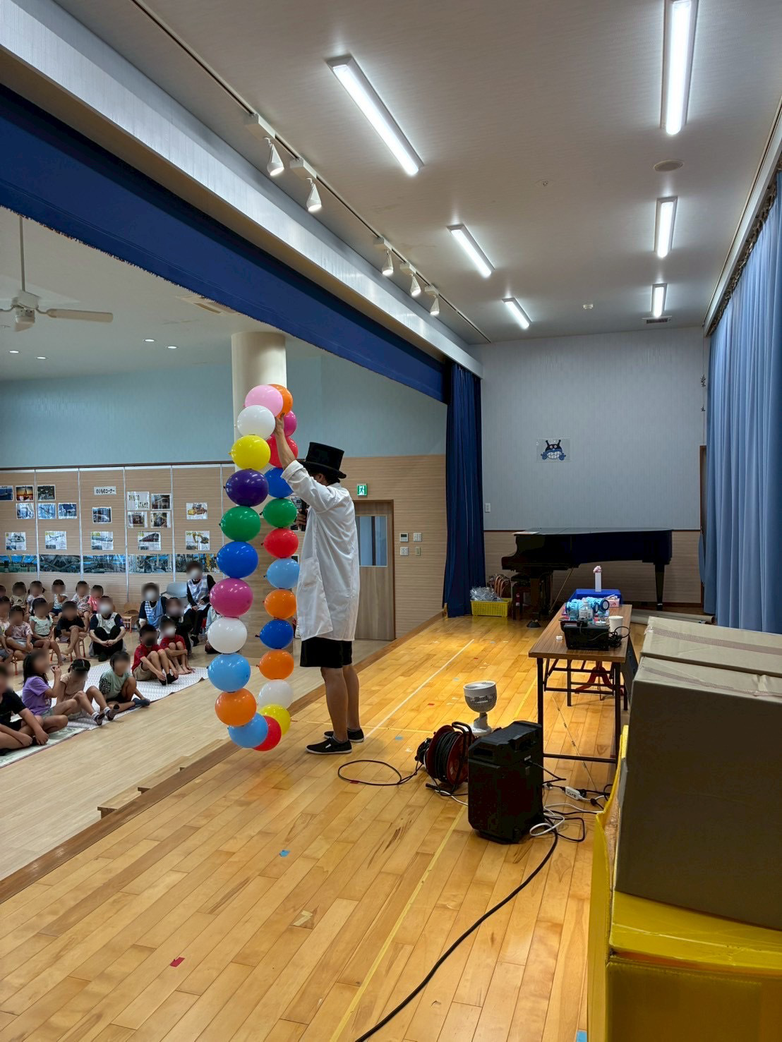 ぐるぐるバルーンの様子