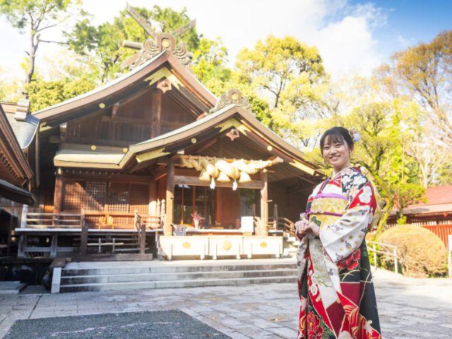出雲記念館　撮影の様子