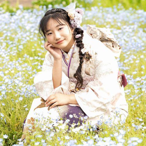 kamiFURI　振袖　撮影の様子
