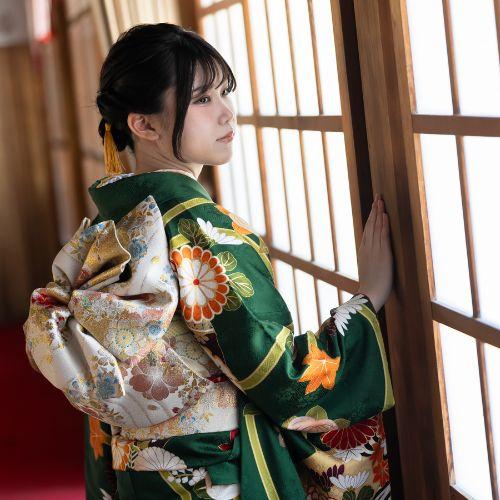 kamiFURI　振袖　撮影の様子