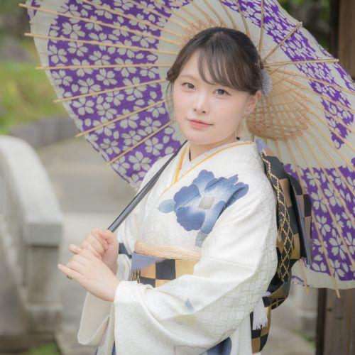 kamiFURI　振袖　撮影の様子