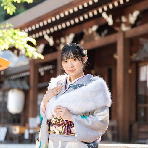 kamiFURI　振袖　撮影の様子