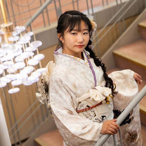 kamiFURI　振袖　撮影の様子