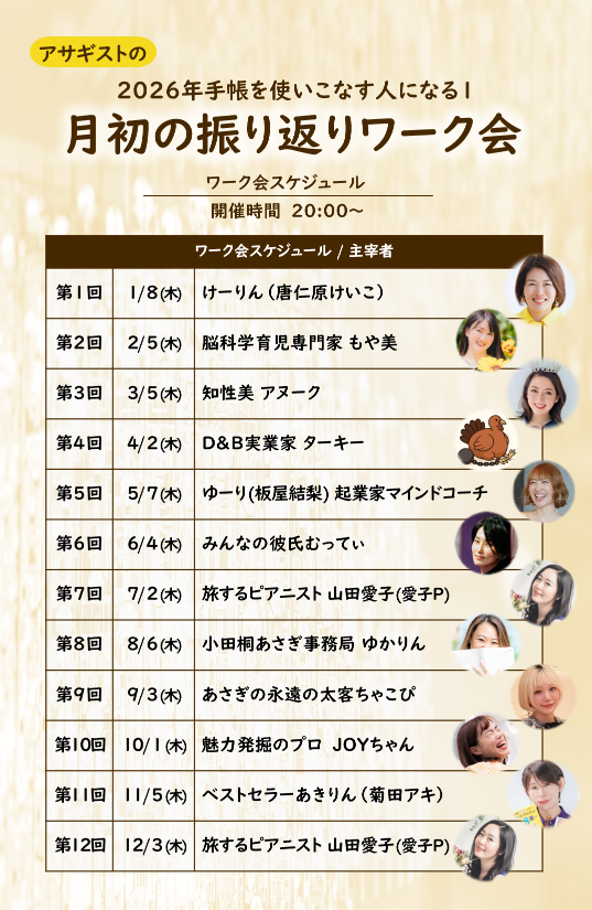 小田桐あさぎ・欲望全開手帳 2026