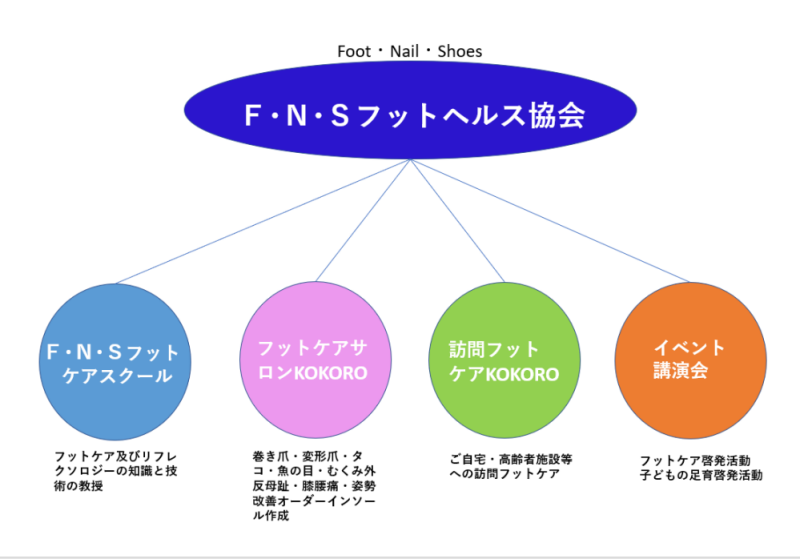 愛媛県松山市のFNSフットヘルス協会でスクールやイベント、講演会を行っています。