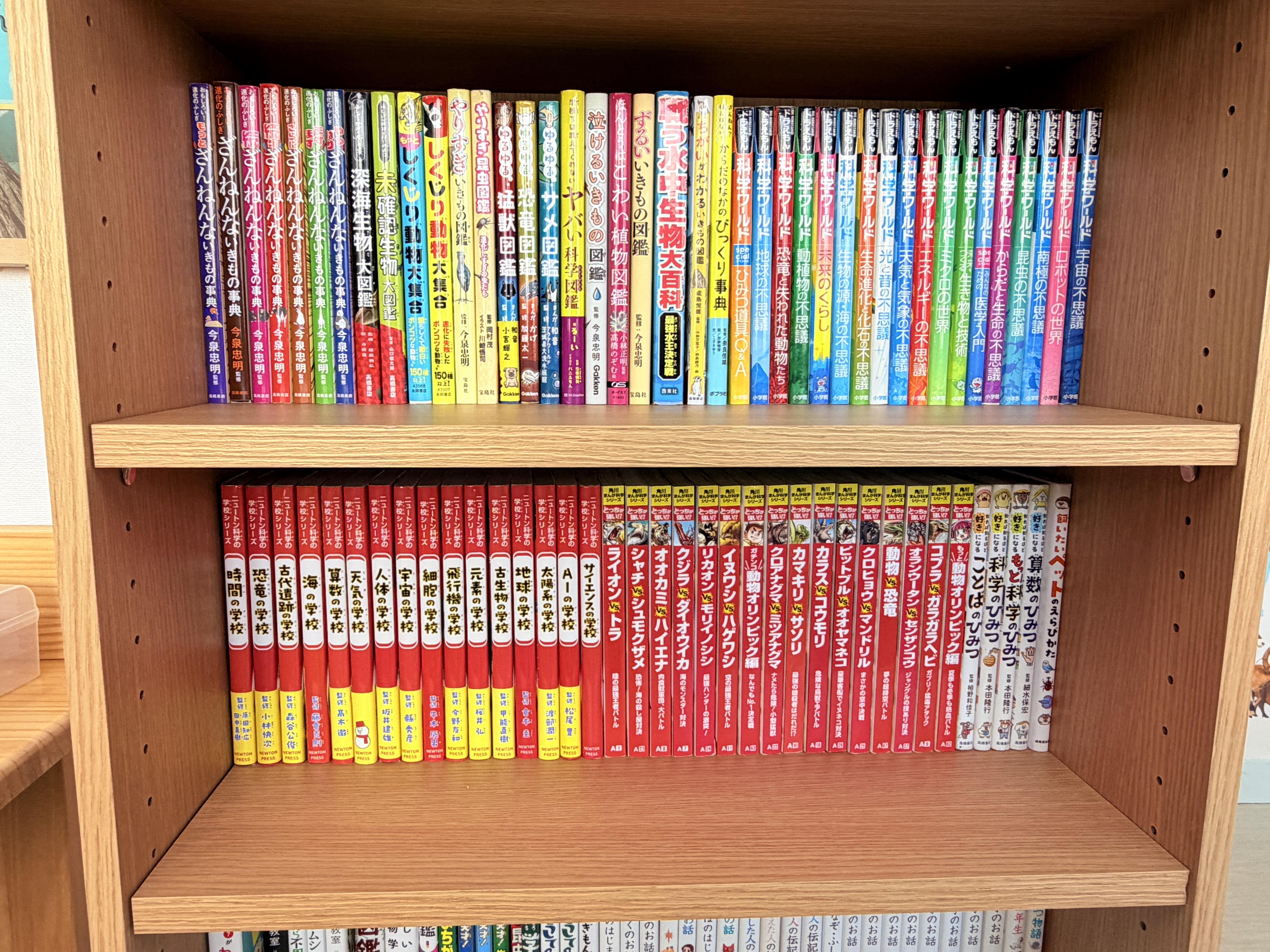 貸し出せる科学やロボットに関する本の例