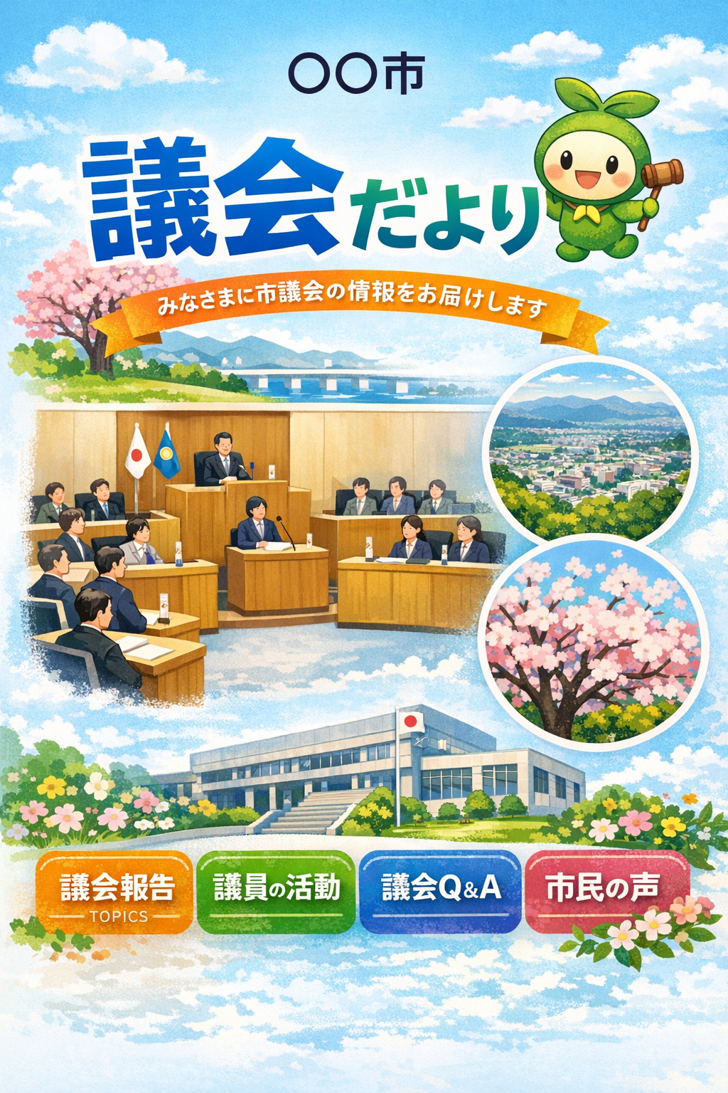 説明責任を果たす議会だより