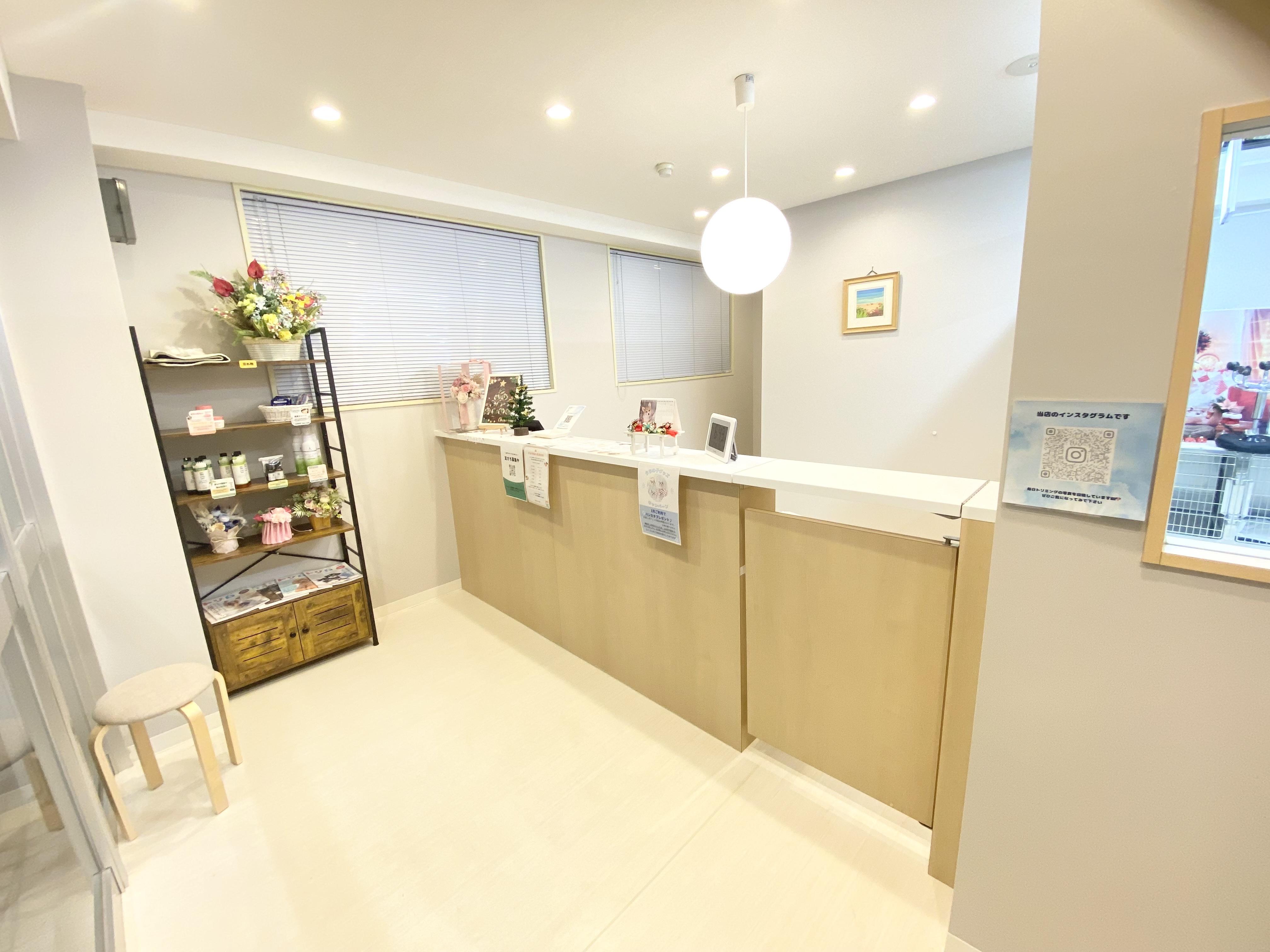 トリミングサロンの内装