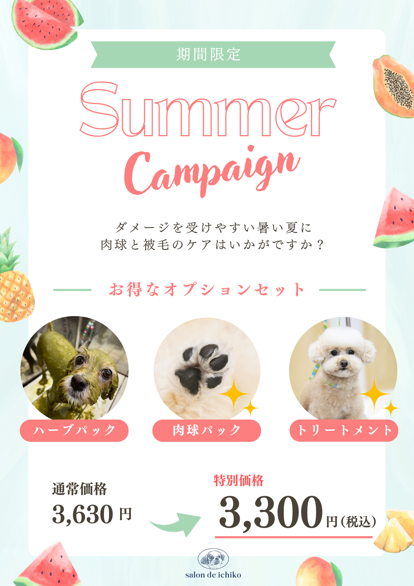 ３月キャンペーンの案内