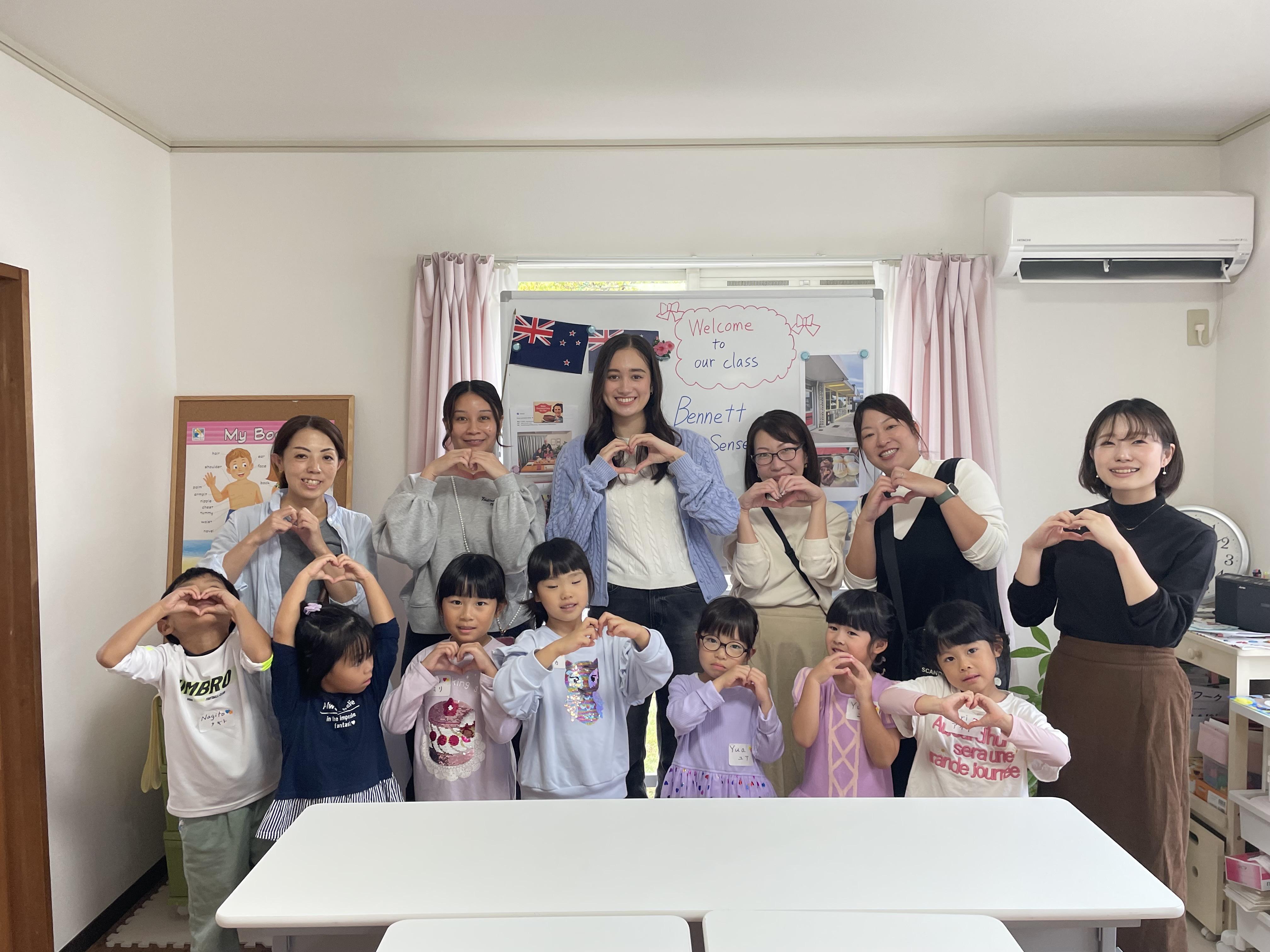 英語を話しているお子さん