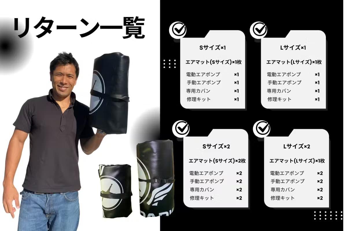 カバンに入れて持ち運べる安全本格マット