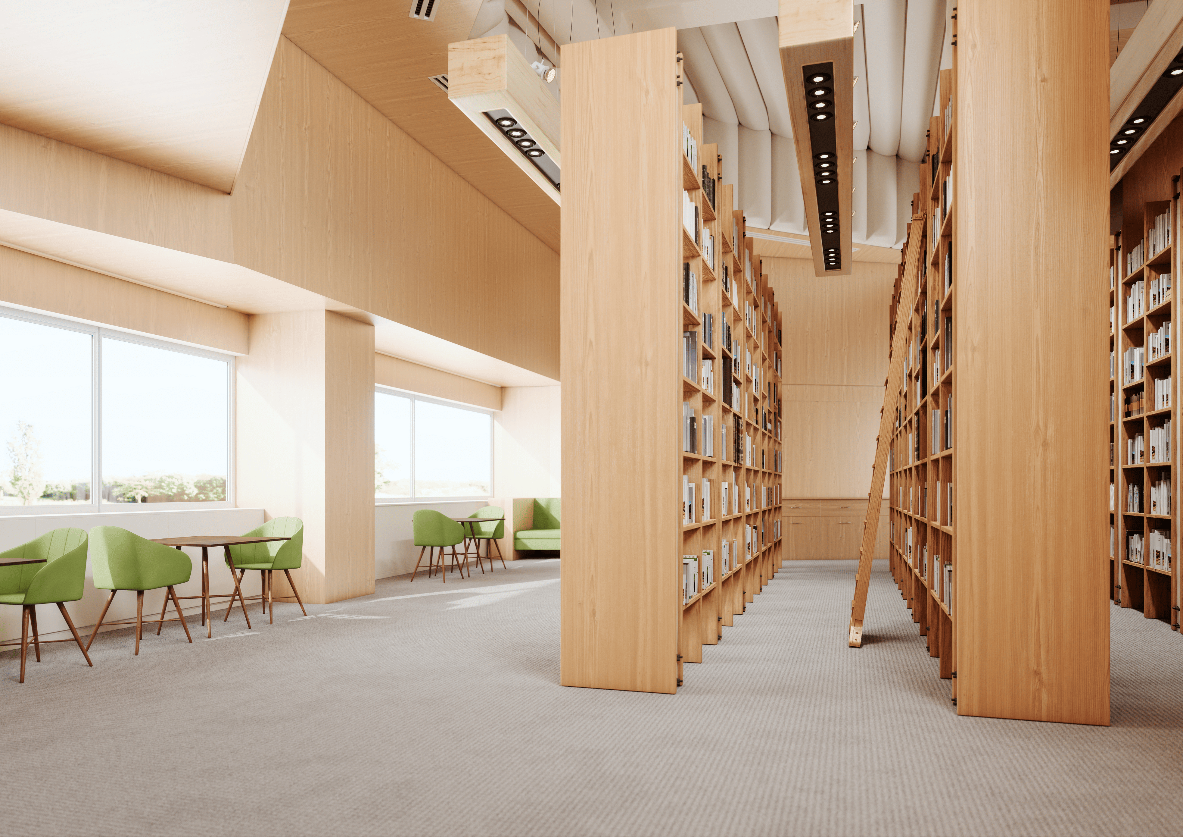 図書館什器　図書館設備　豊島区
