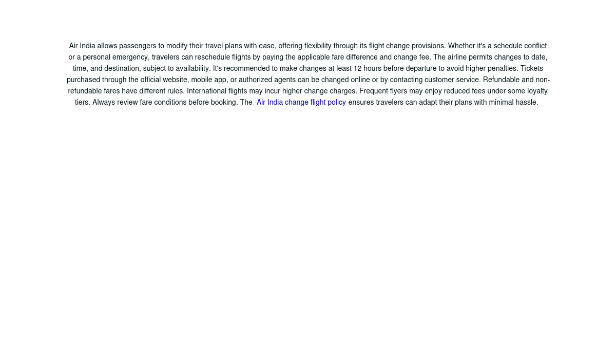 air-india-change-flight-policy