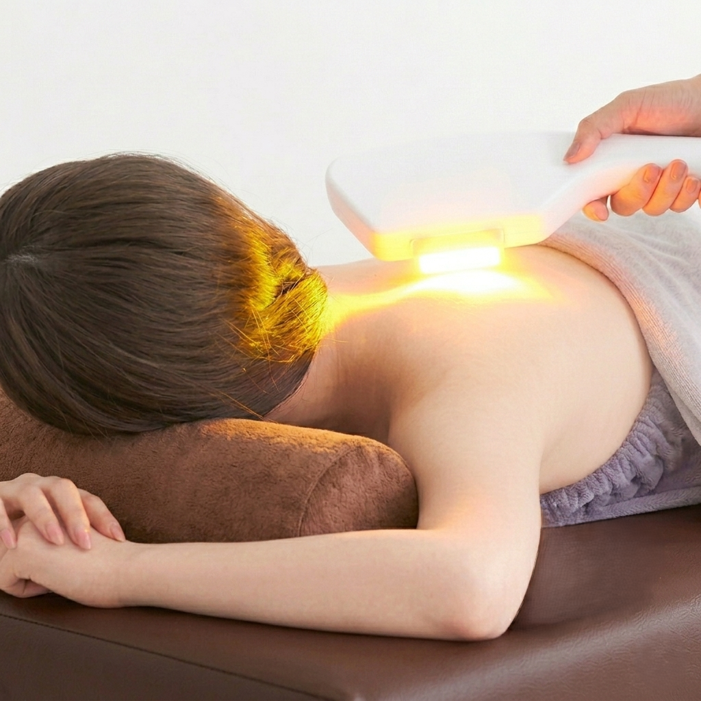 倉吉・北栄町エリアで全身脱毛。自分では届かない背中も丁寧に施術します。