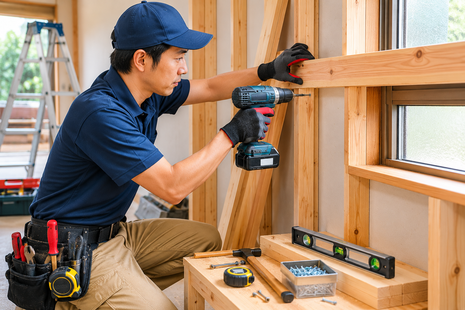 大工仕事の画像