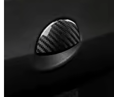 ＜予約注文＞　ABARTH　グローブBOXボタン ブラックカーボンの商品画像