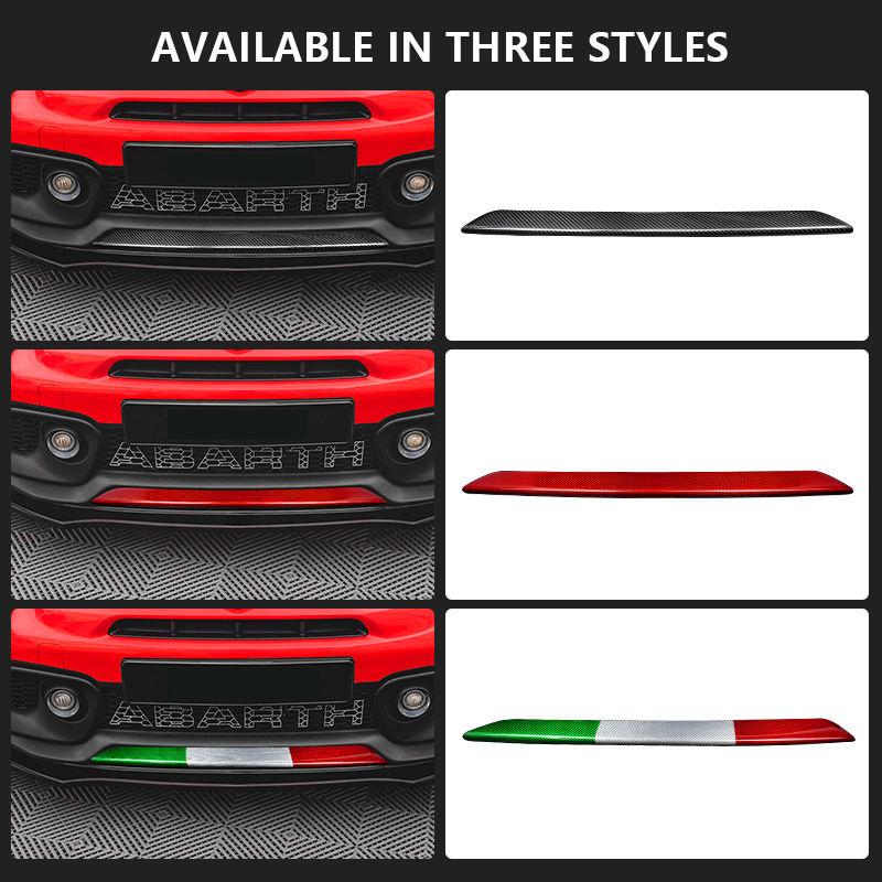 ＜予約注文＞　ABARTH　フロントリップアダプター　レッドカーボンの商品画像