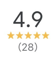 Google Maps rating of 4.9 stars with 28 reviews for Soramame Seitai Clinic in Takarazuka near Osaka