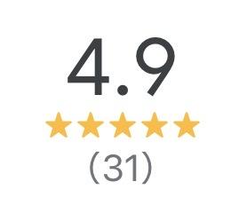 Google Maps rating of 4.9 stars with 31 reviews for Soramame Seitai Clinic in Takarazuka near Osaka
