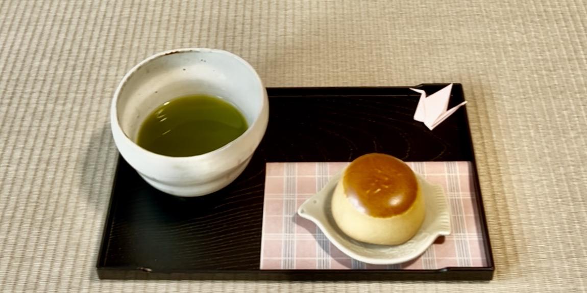 Traditional Matcha green tea and wagashi served after a relaxing Usui Reiki session as part of the healing experience.