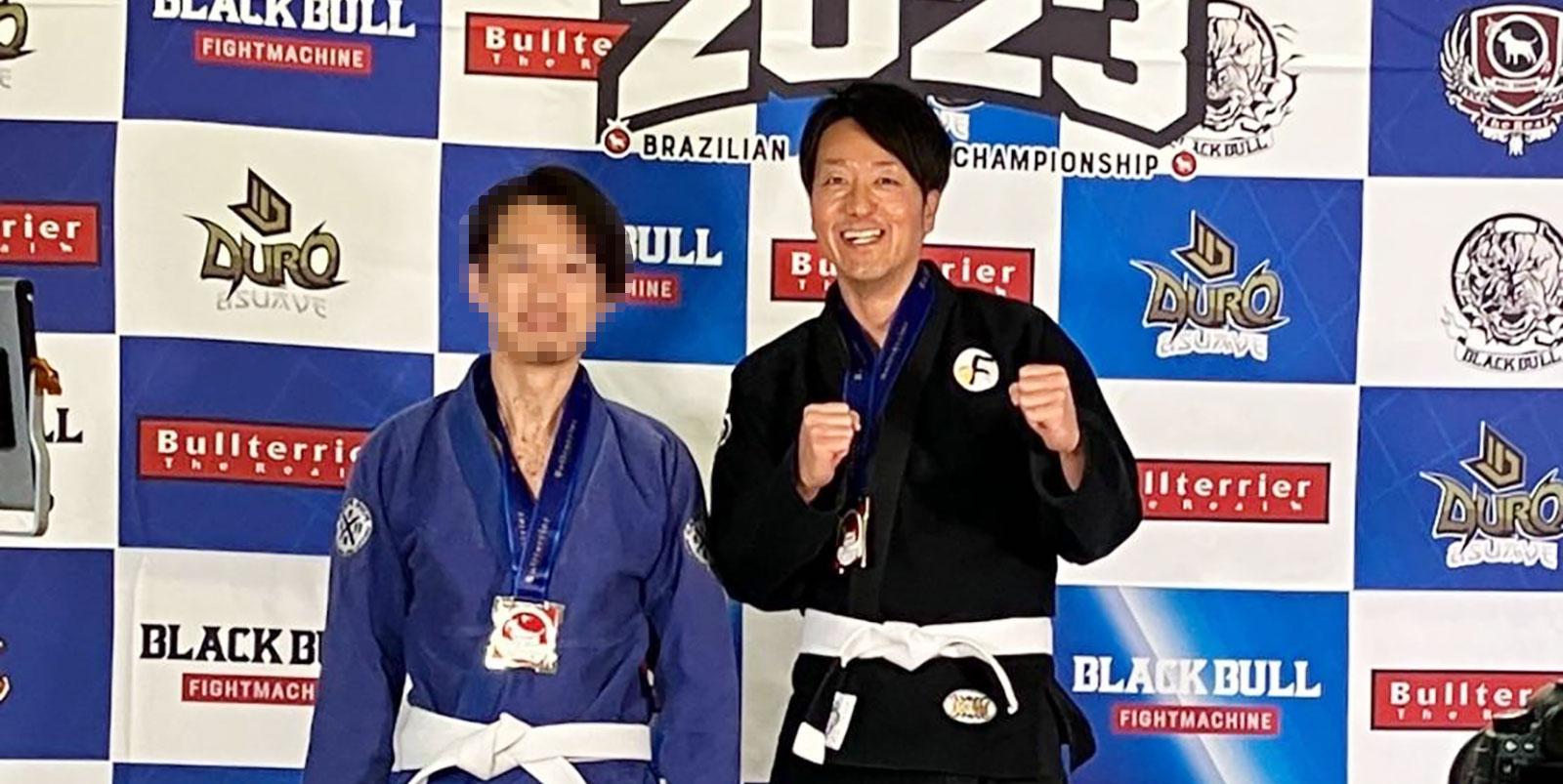 ブラジリアン柔術大会で表彰台に立つねわざワールド静岡の会員｜島田市